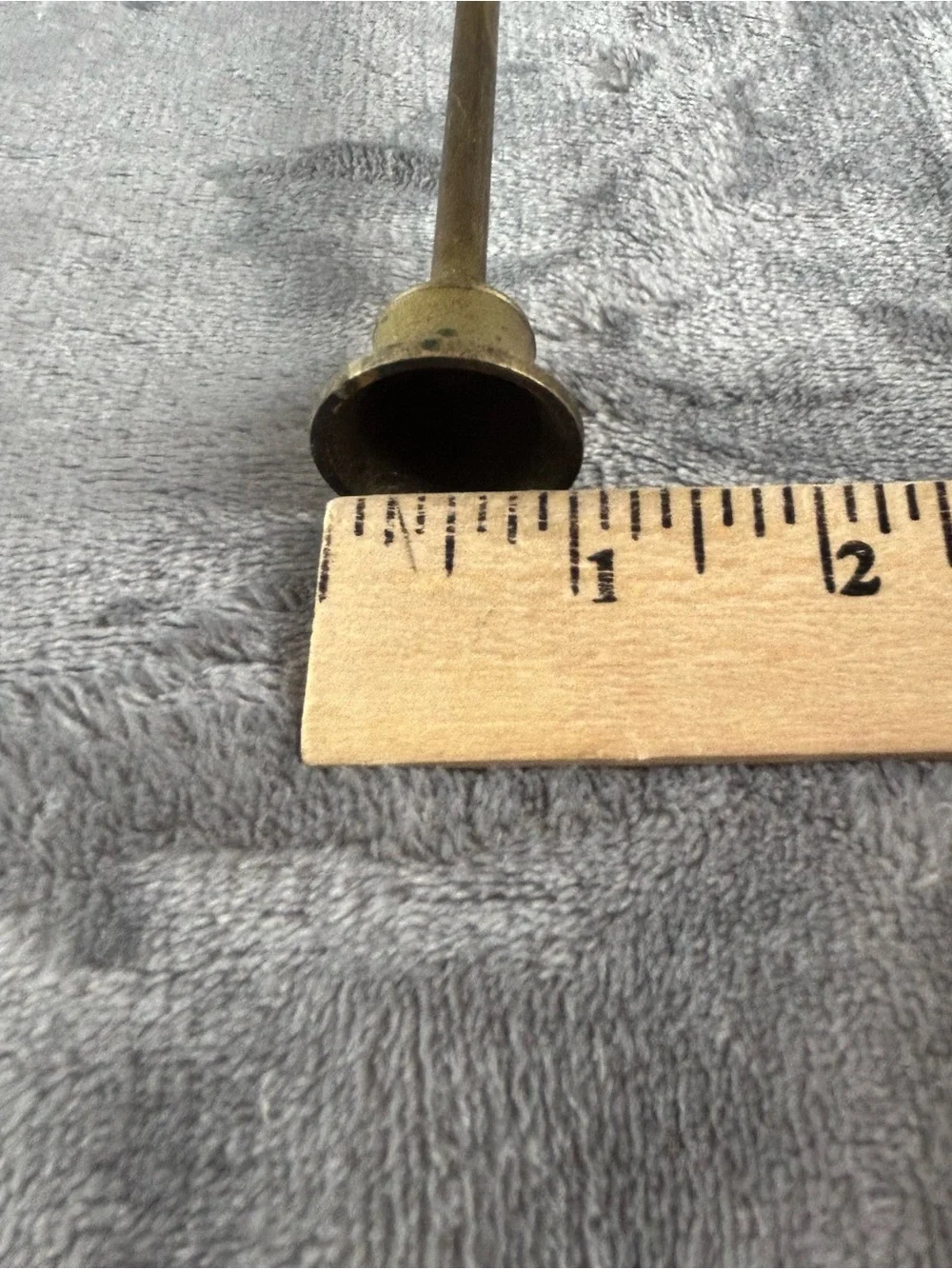 VTG Solid Brass Taper Candlestick Holders Set of 3 Graduated Gold‎ Patina Taiwan
